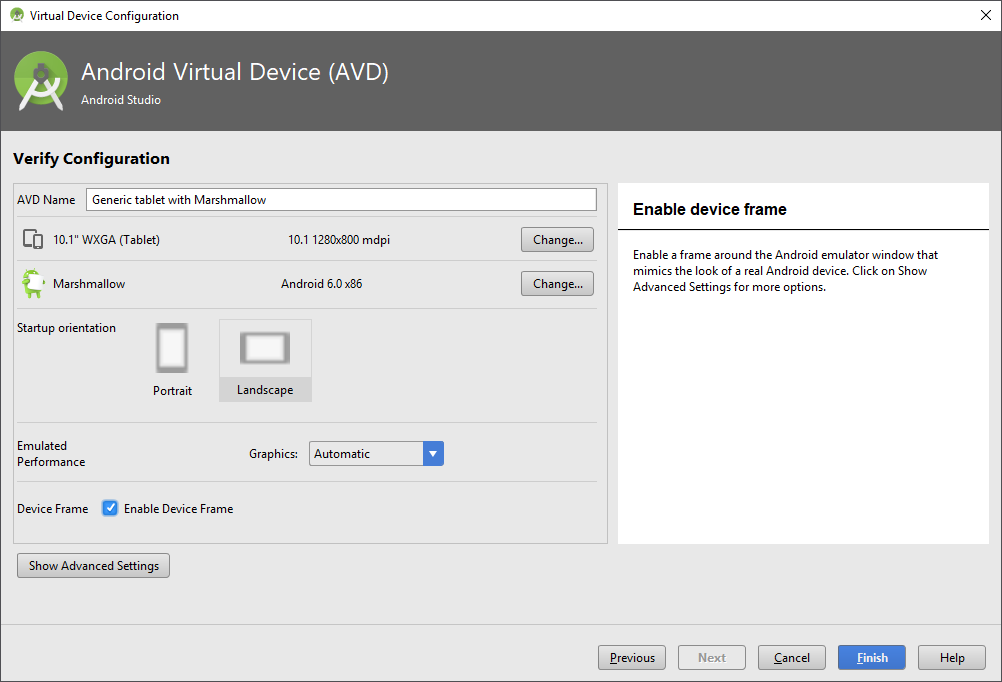 AVD Naming and Options
