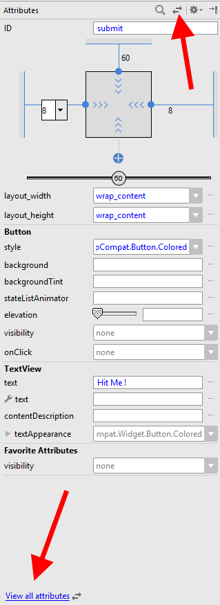 View all Attributes