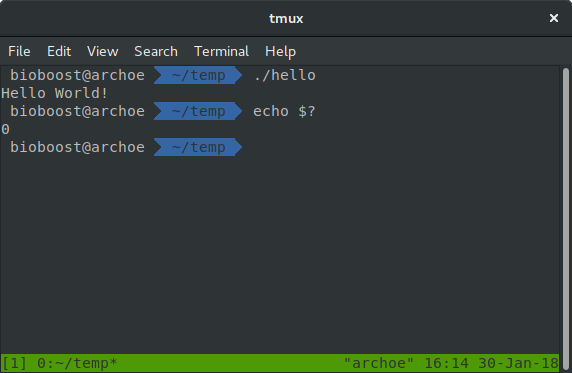 Status Code of an Application