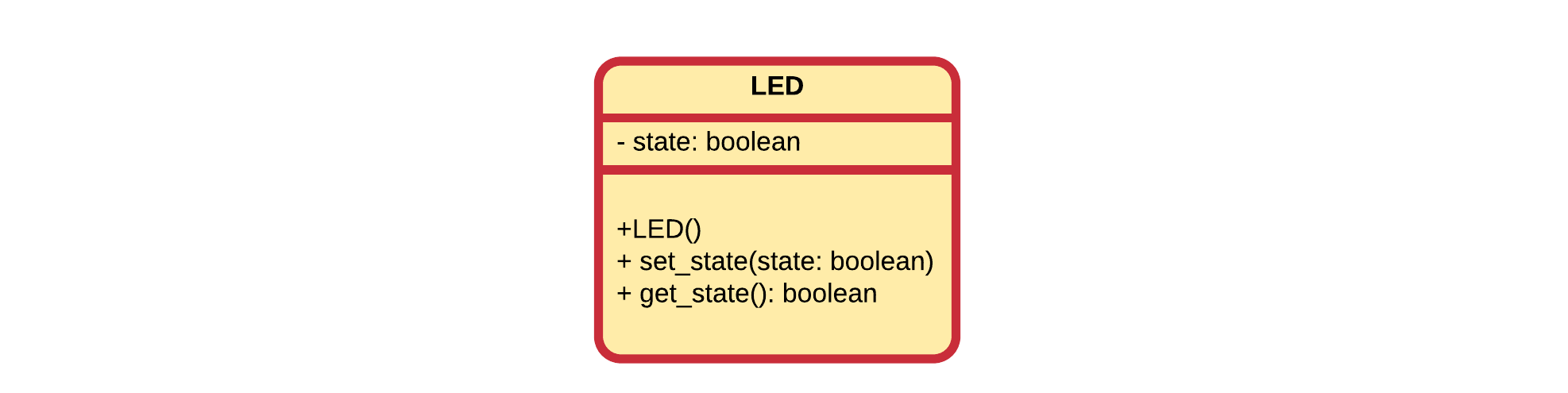 Basic LED class