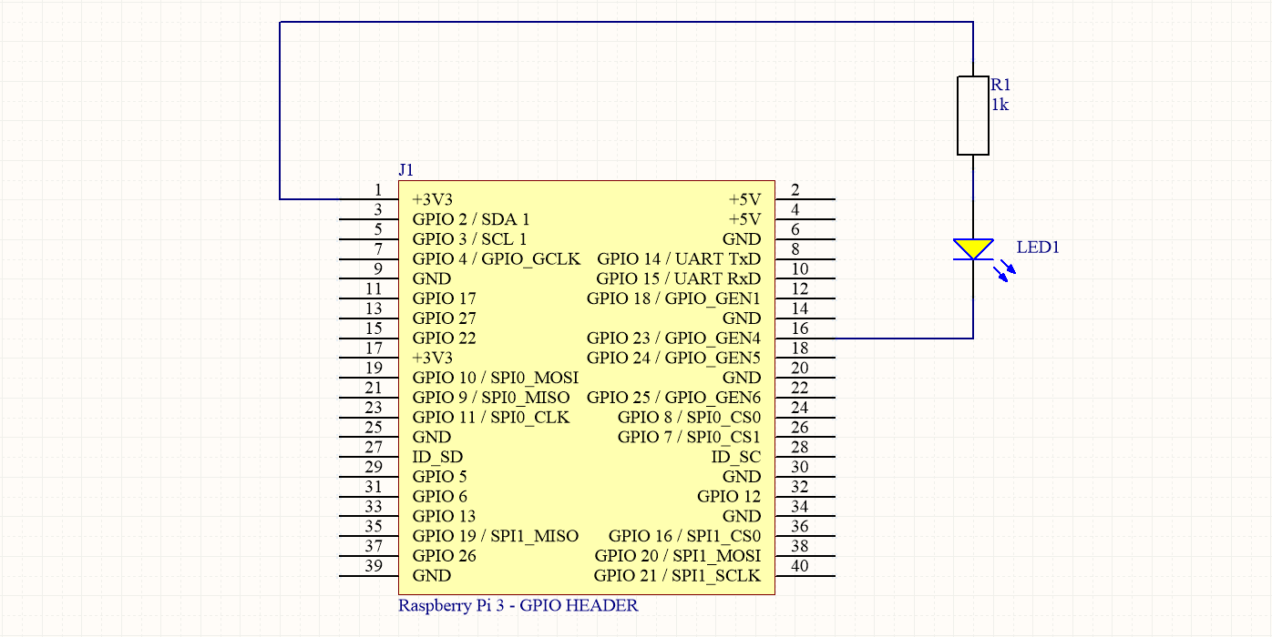 LED Connection Schematic