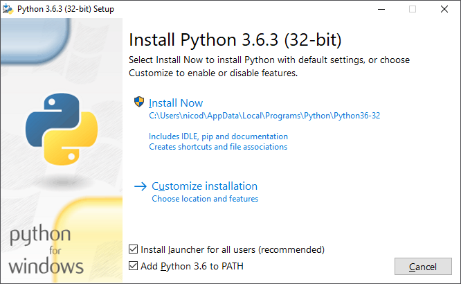 Installing Python